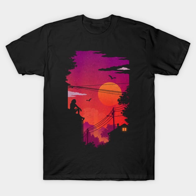 Roof Tops T-Shirt by TheChild